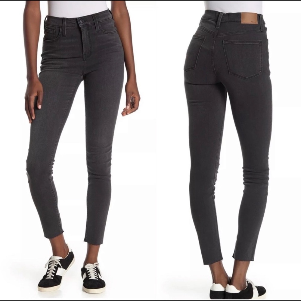 Madewell Skinny Skinny Ankle Black Jeans
